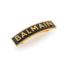 完売前に【BALMAIN】レザー ゴールド B ロゴ ヘア クリップ 18K gof58zbkovtl.jpg